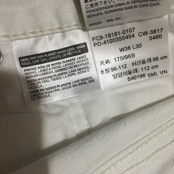 Levi's 541 Athletic Fit Mens Jeans Size 38x30 White NWT $69.5 - Picture 7 of 12